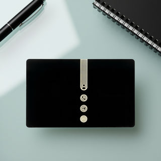 Alüminyum Metal Kartvizit – 86 x 54 mm (Yuvarlak Köşe) | Kişiye Özel Tasarım